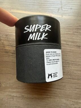 New Lush Super Milk Body Powder